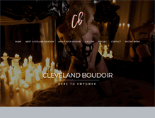 Tablet Screenshot of clevelandboudoir.com